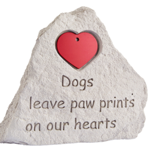 iMARC Memorial Stone Dog Heart