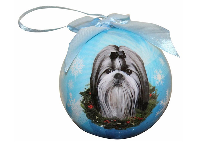 Christmas ornament, Shih Tzu