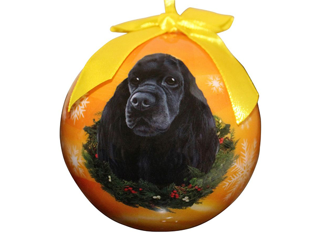Christmas ornament, Cocker Spaniel, sort