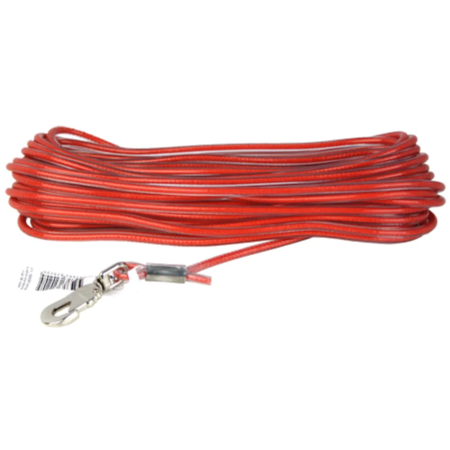 Alac Sporline transparent/rød 6mm./10m.