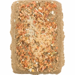 Trixie Mursten af ler m. gulerødder, 100 g.