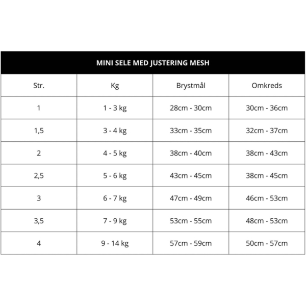 Tre Ponti sele mini mesh med justering orange Str. 4. Spar 50 % - Image 6
