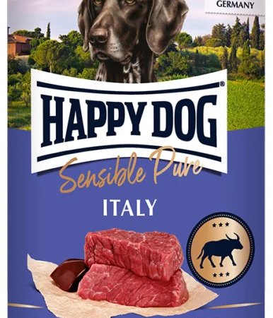 Happy Dog Italy sensible pure vådfoder med Bøffel 400 g.