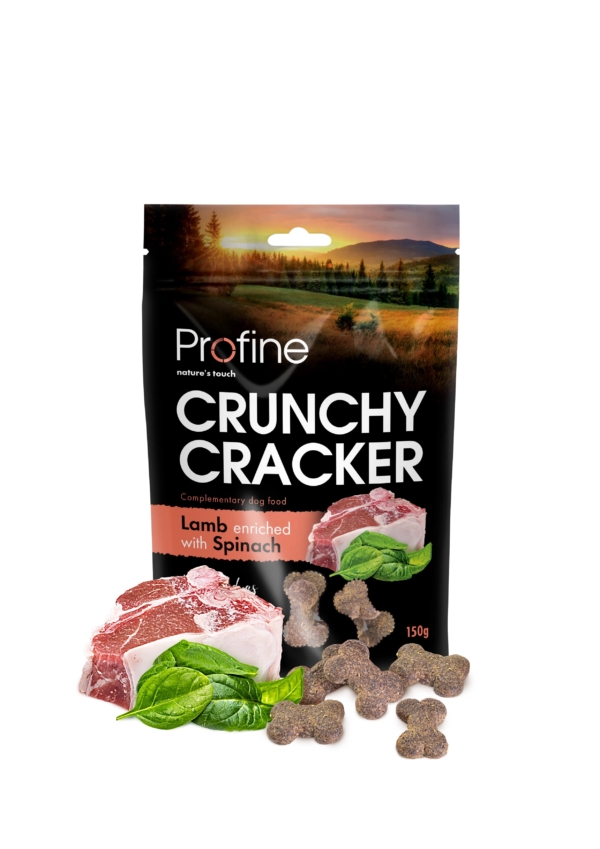 Profine Crunchy cracker Lam og spinat