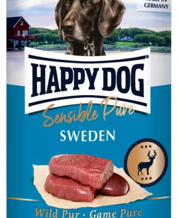 Happy Dog Sweden sensible pure vådfoder med Vildt 400 g.