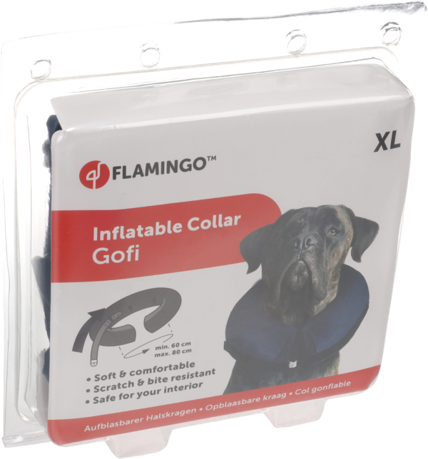 Flamingo Inflatable collar, oppustelig halskrave XS-XL