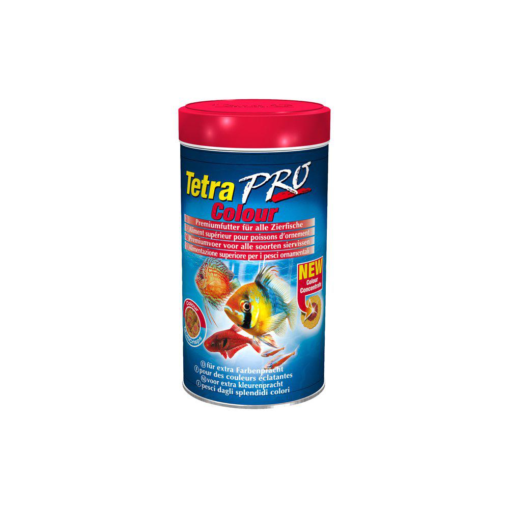 Tetra Pro Colour flagefoder til alle tropiske akvariefisk 500 ml.
