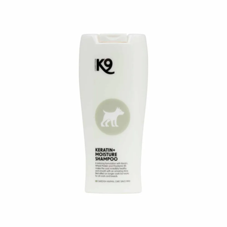 K9 keratin+ moisture shampoo 300 ml.