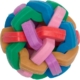 Companion rainbow rubber ball