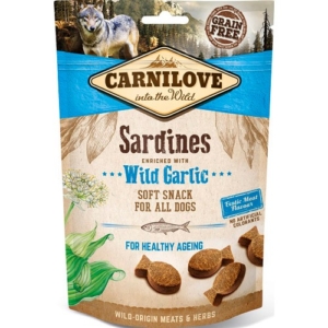 Carnilove soft snack sardines & wild garlic