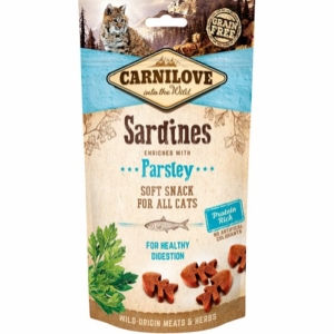 Carnilove soft snack sardines & parsley