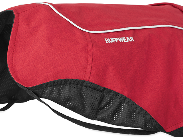 Ruffwear aria regnfrakke rød.