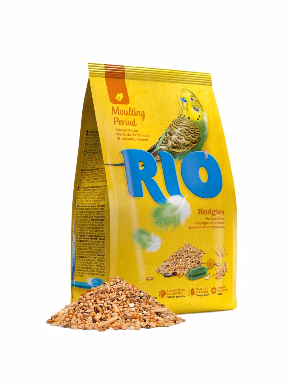 Rio Fældefoder undulat 500 gram.