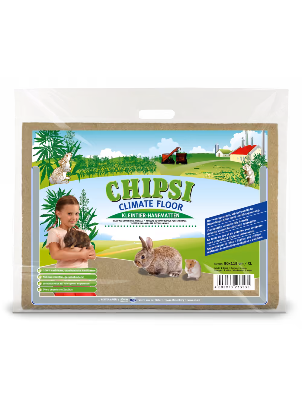 Chipsi climate hampmåtte XL