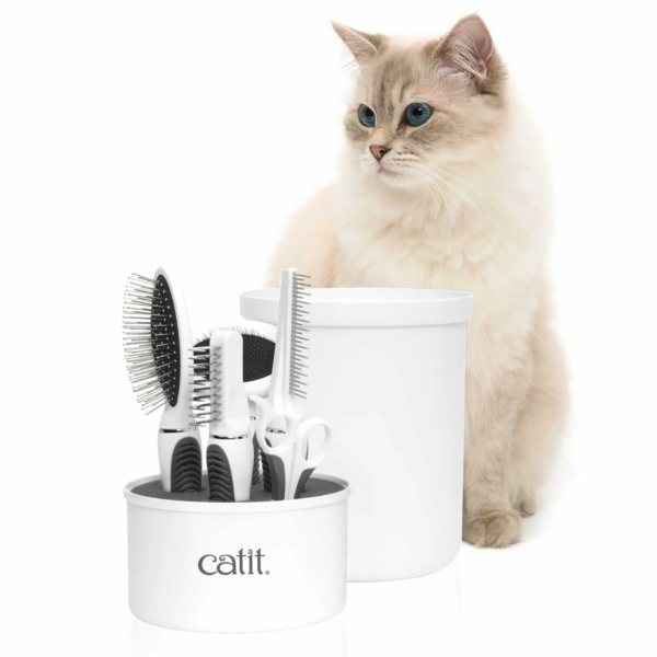 Catit longhair grooming kit.