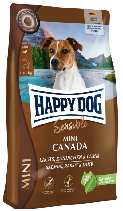 Happy dog sensible mini canada.