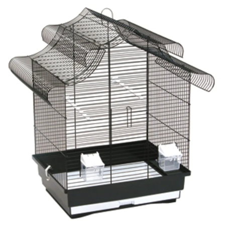RC K7 Gudrun finke/undulat bur sort 59x40x64 cm.