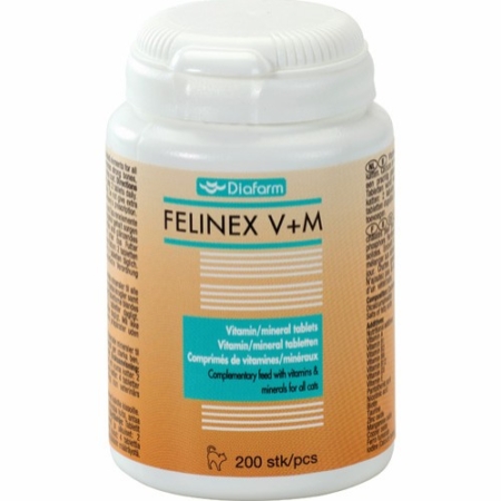 Diafarm felinex v+m tabletter.