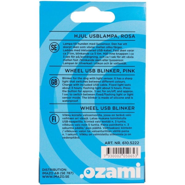 Ozami blinker wheel rød