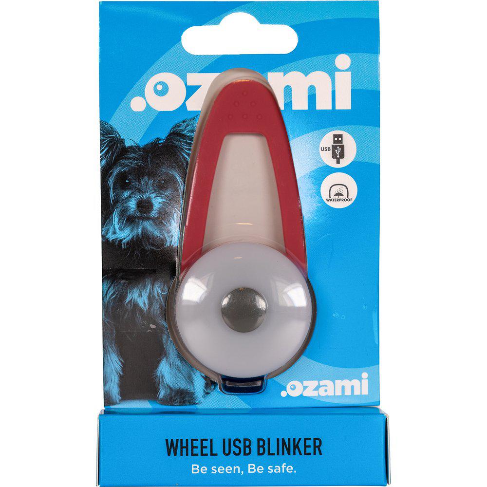 Ozami blinker wheel rød 9x4x18.5 cm - Billede 4