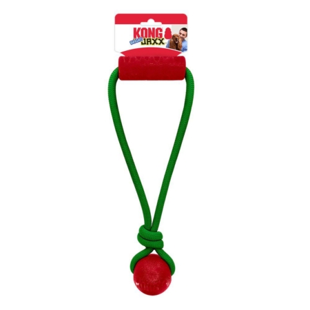 Kong holiday jaxx brights tug/ball mix M 30,5x13x6,5 cm.