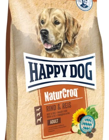 Happy Dog NaturCroq oksekød & ris 11 kg.