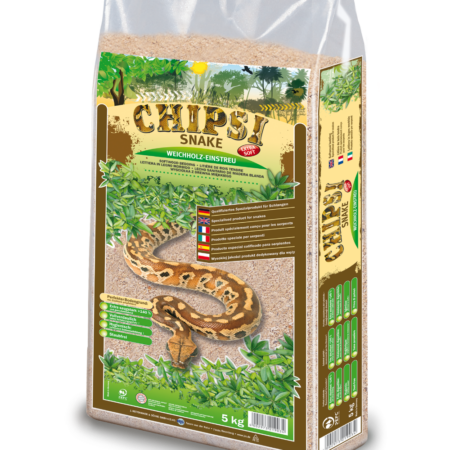 Chipsi snake nåletræ bundmateriale.