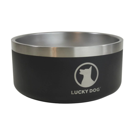Lucky Dog hundeskål 1,9 L sort