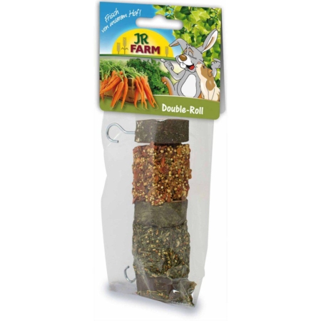 JR Farm dobbelt rulle gulerod/persille 160 g.