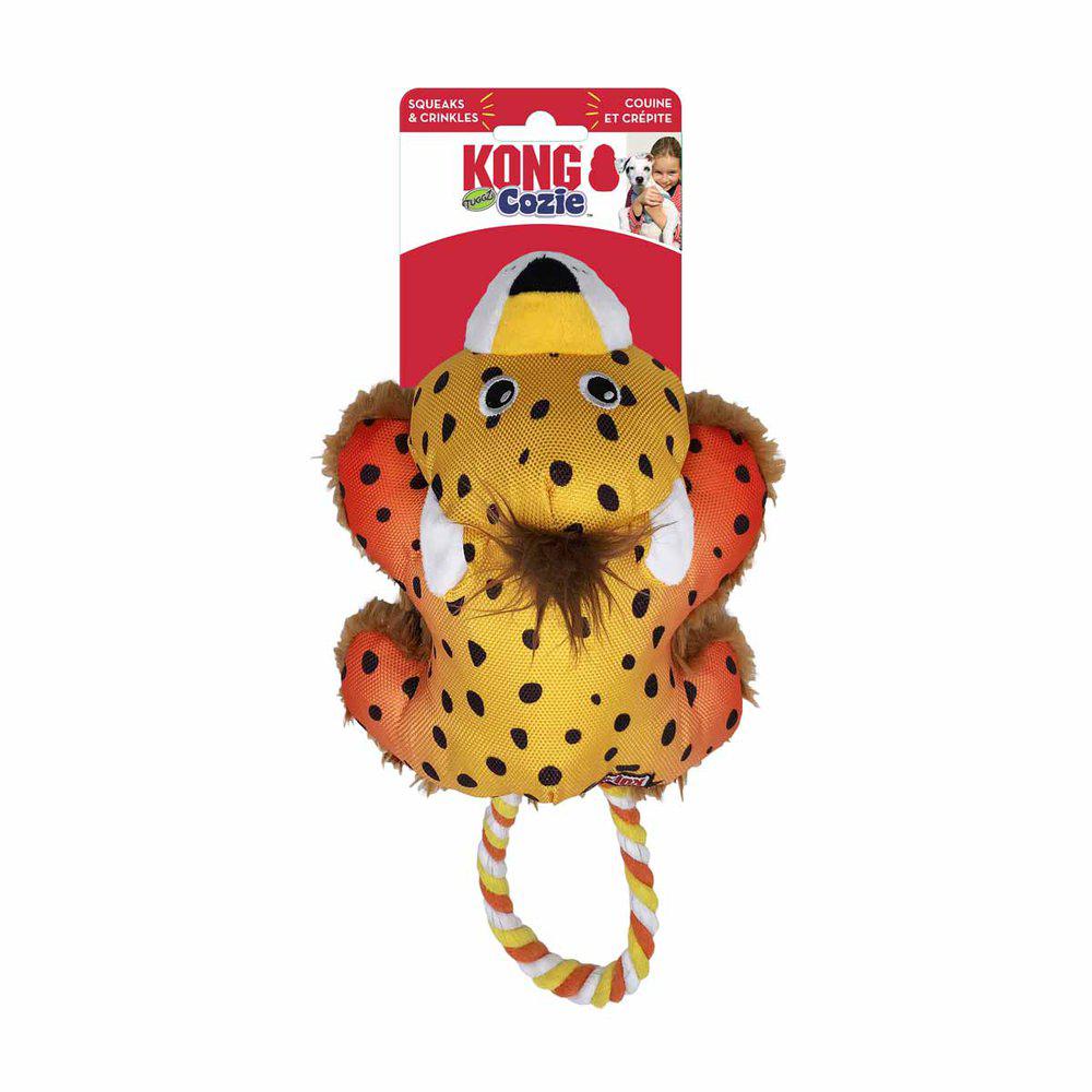 Kong cozie Tuggz Cheetah S/m 26x15x9,5 cm.