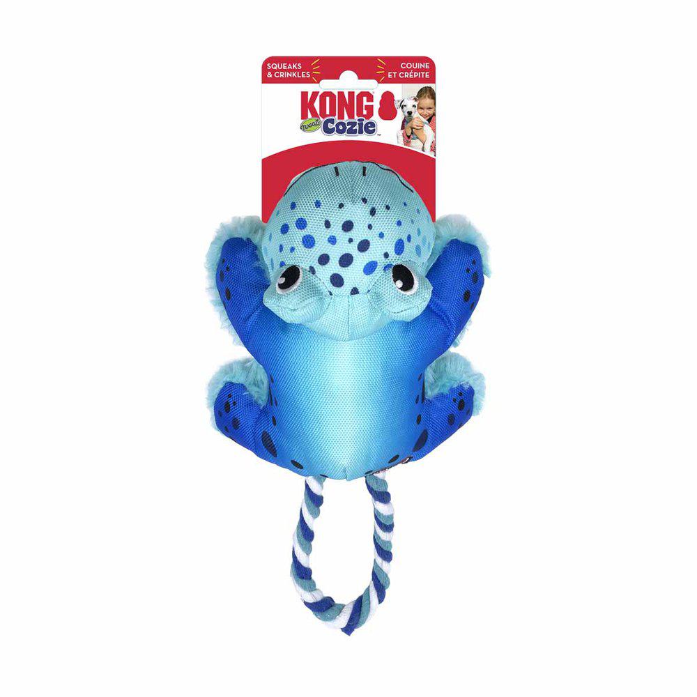 Kong cozie Tuggz frog S/M 25x14x10 cm.