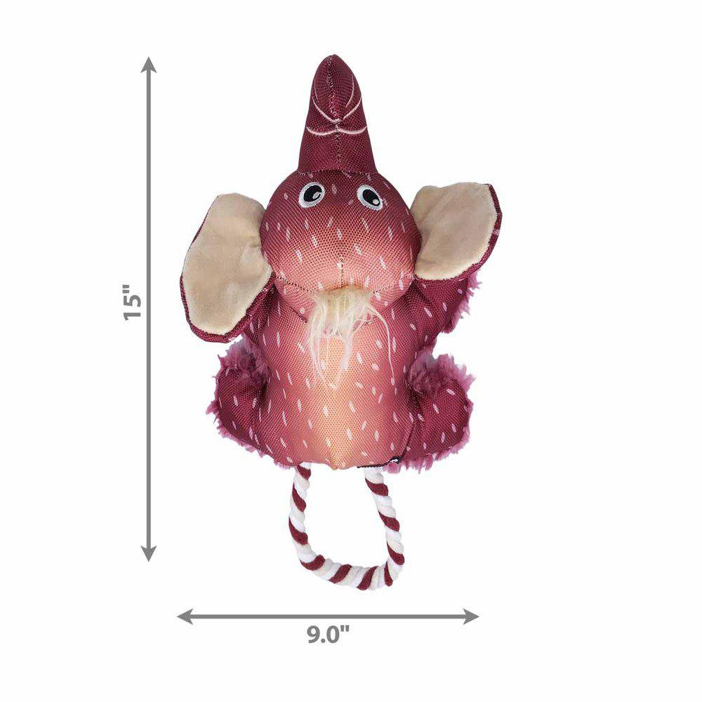 Kong cozie Tuggz elephant M/L 35,5x21x13 cm.