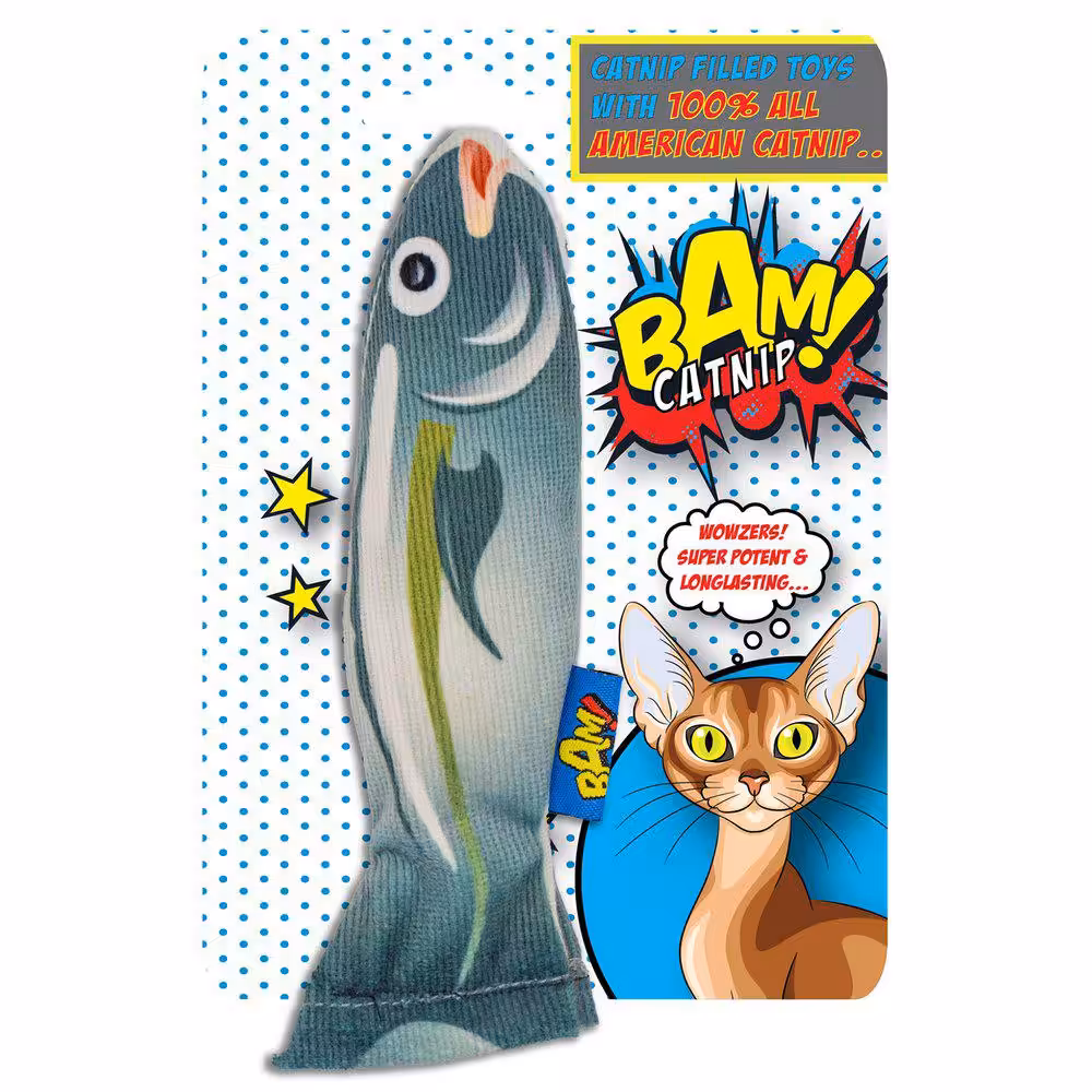 BAM! catnip fish