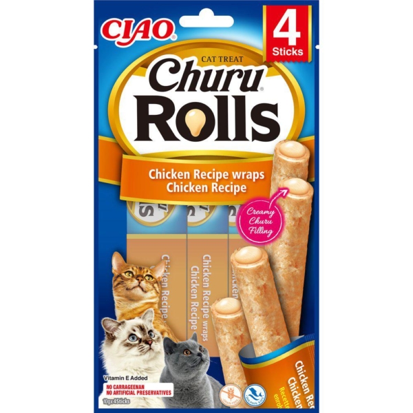 Churu kat rolls chicken wrap 4 stk.