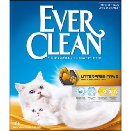 Ever Clean Litterfree paws kattegrus 10 L