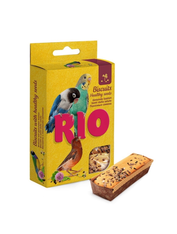 Rio kiks med frø.