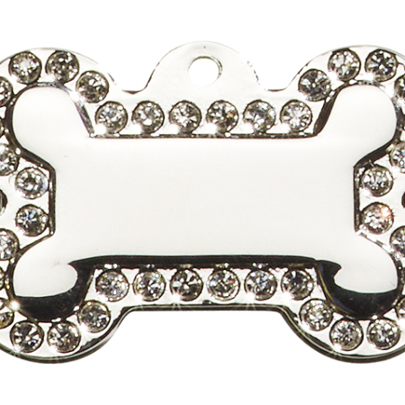 Id tag Glamour Sølv ben