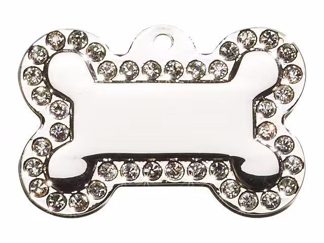 Id tag Glamour Sølv ben