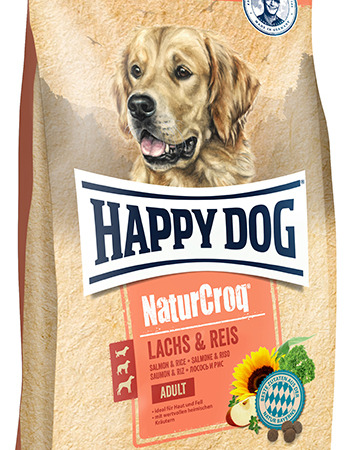 Happy Dog NaturCroq Mini Laks & Ris