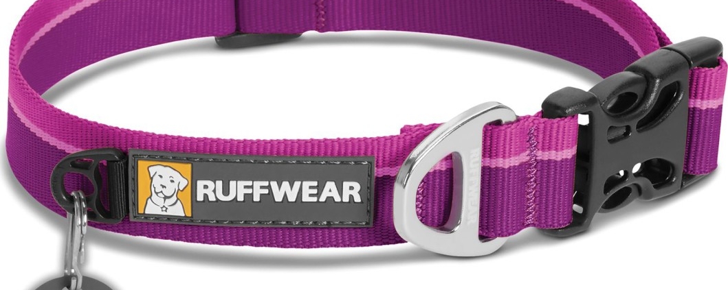 ruffwear-hoopie-collar-solid-purple-dusk-0 Ruffwear Hoopie halsbånd lilla.