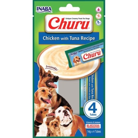 Churu Chicken With Tuna Tubes.