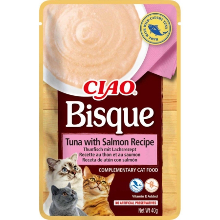 Churu Bisque With Tuna & Salmon