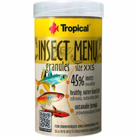 Tropical insect menu granulat