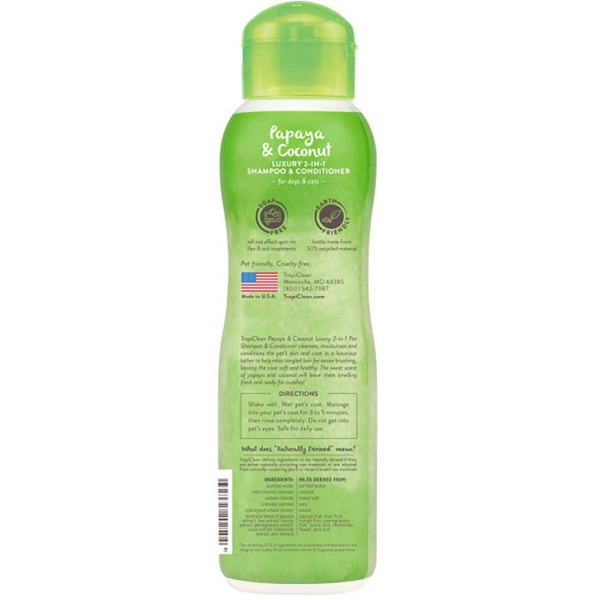 Tropiclean 2-i-1 shampoo & balsam