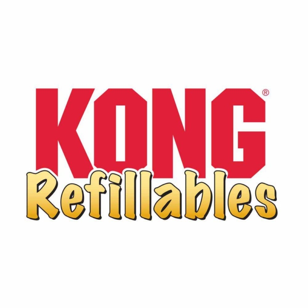 Kong refillbar fjer mus 2,5x16,5x5 cm.