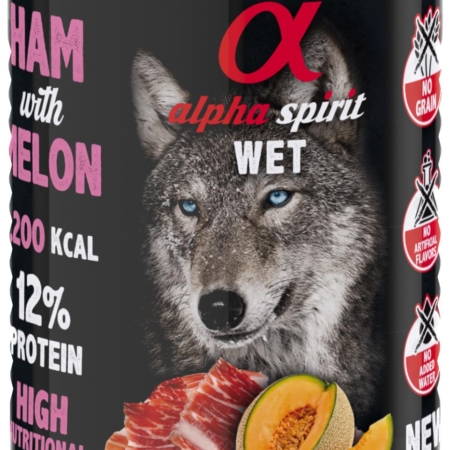 Alpha Spirit wet ham with melon 400 g.
