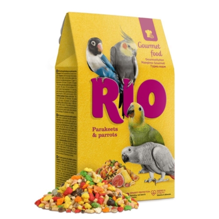 Rio gourmet parakit/papegøje 250 g.