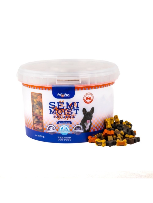 Frigera Semi-Moist Soft Mix Bones 1800 g.