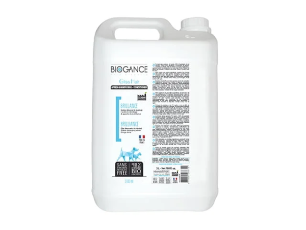 Biogance dog gliss hair conditioner.