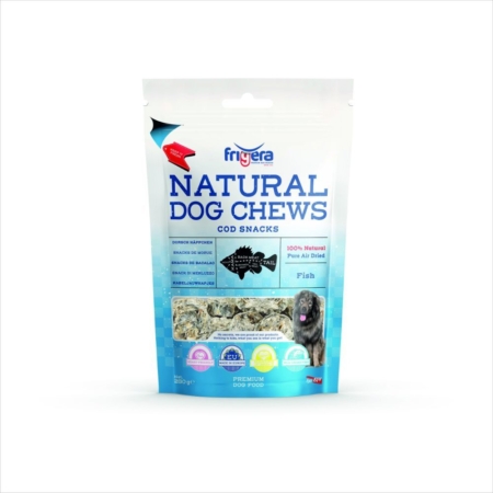 Frigera natural dog chews torsk 250 g.